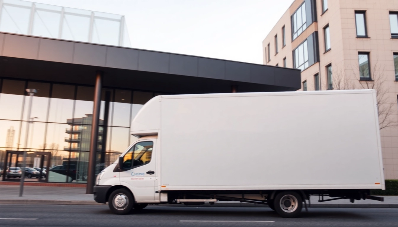 Efficient Umzug Erlangen service during a busy relocation in an urban setting.