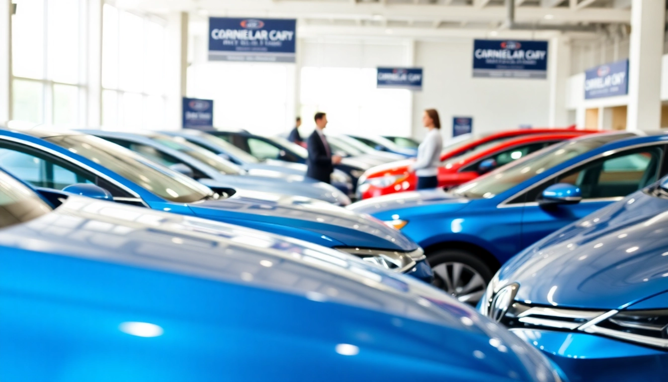 Engaging car dealership atmosphere illustrating competitive car Part Exchange options.
