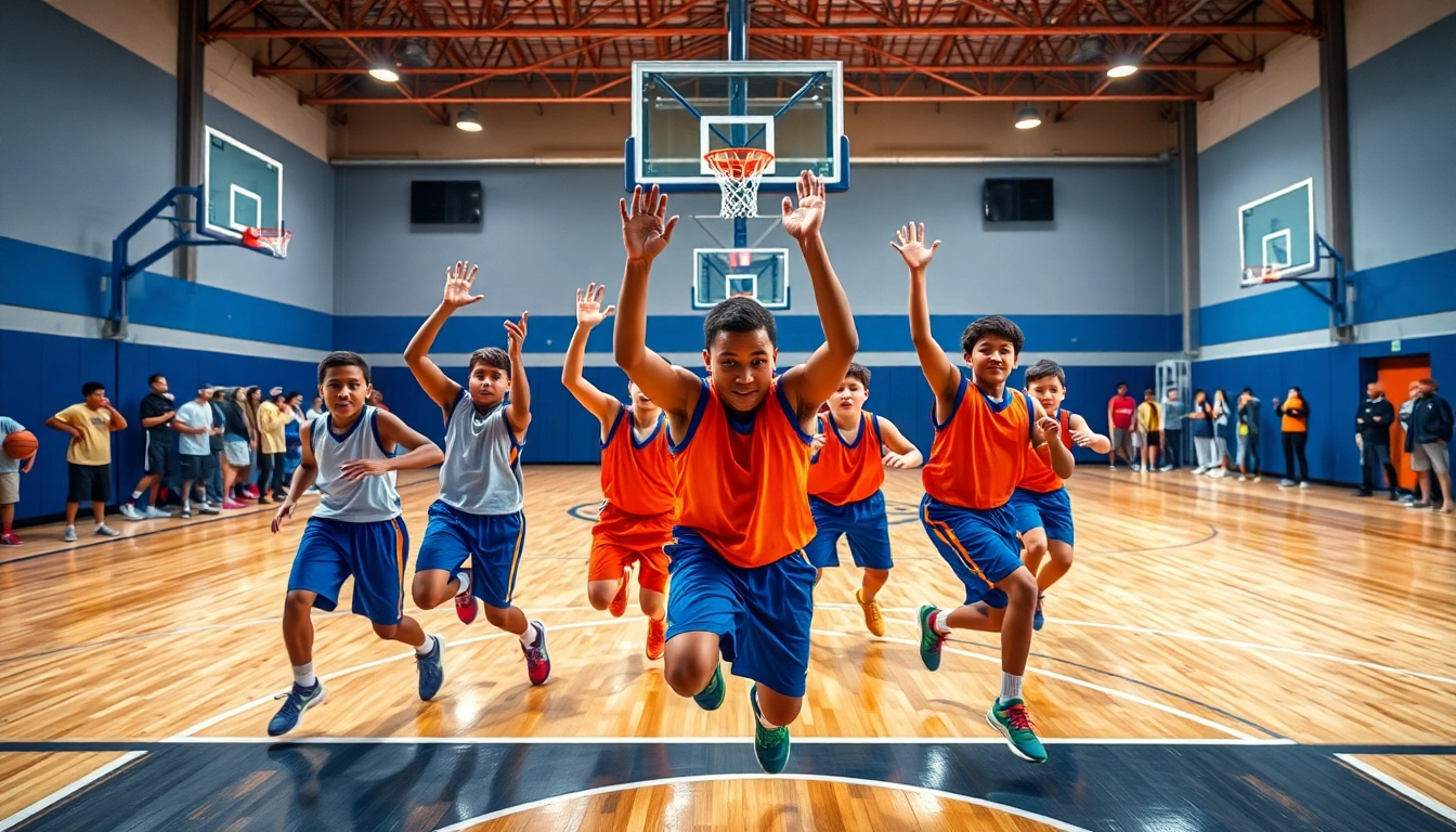 Train with enthusiastic players at Takeover Basketball Academy during a high-energy practice session.