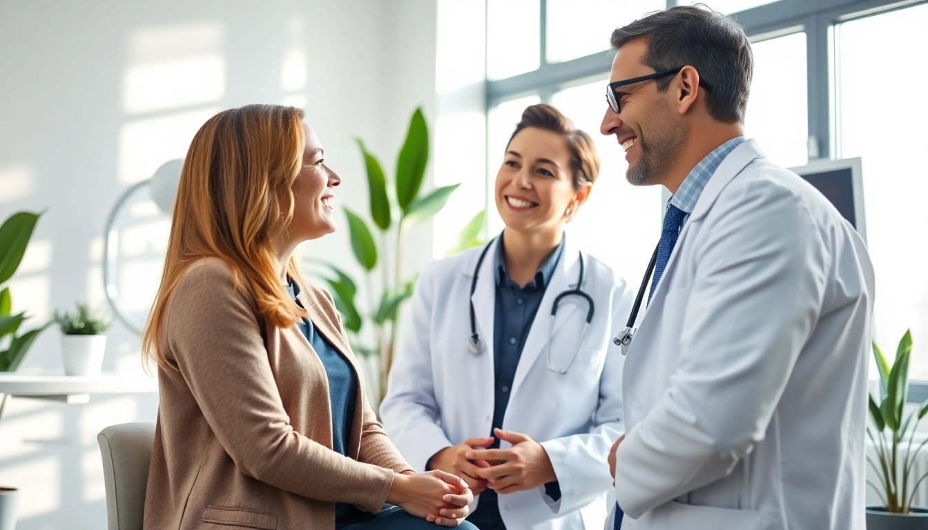 Consultation with a concierge doctor Henderson NV offering personalized care in a modern office.